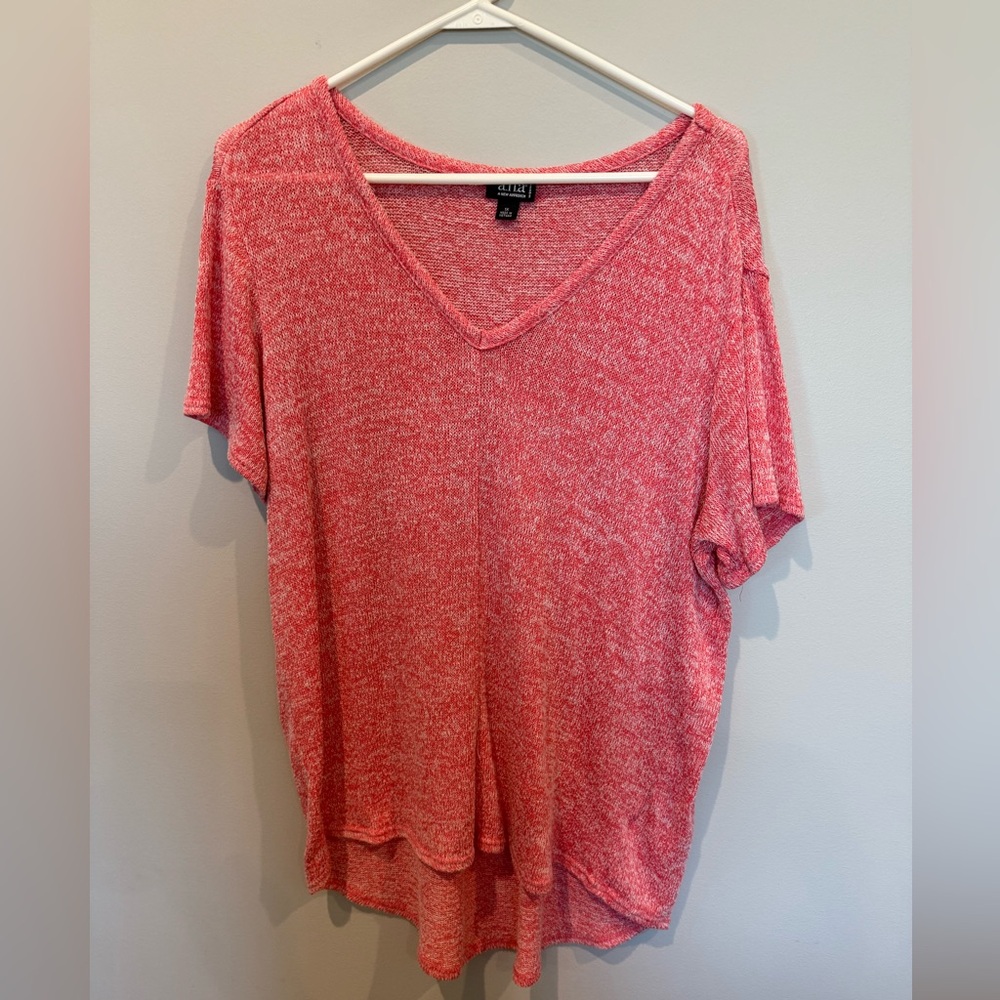 a.n.a Coral Knit Top